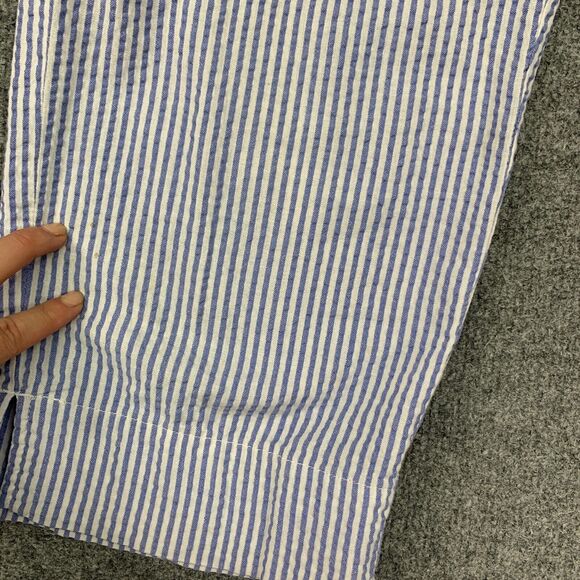 Fresh Produce Pants Women XS Extra Small Hyacinth Seersucker Pin Stripe Drawcord - Picture 7 of 11